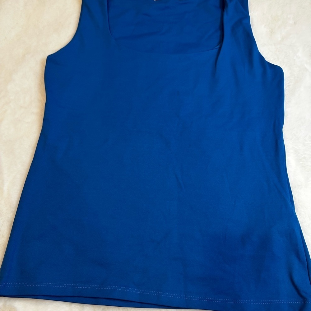 Blue Sleeveless Women's Top
